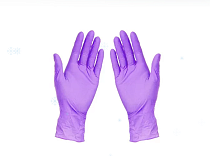 MATRIX, Перчатки нитриловые неопудренные, S, Фиолетовый, 50 пар